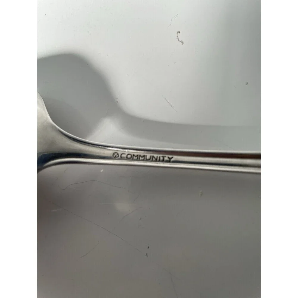 Oneida Stainless Silver Tone Marquette‎ Pierced Pie Server Vintage Cake